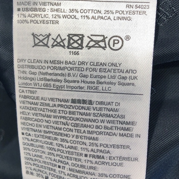 NWOT Banana Republic Snow Leopard Wool Moto Coat - Picture 8 of 8